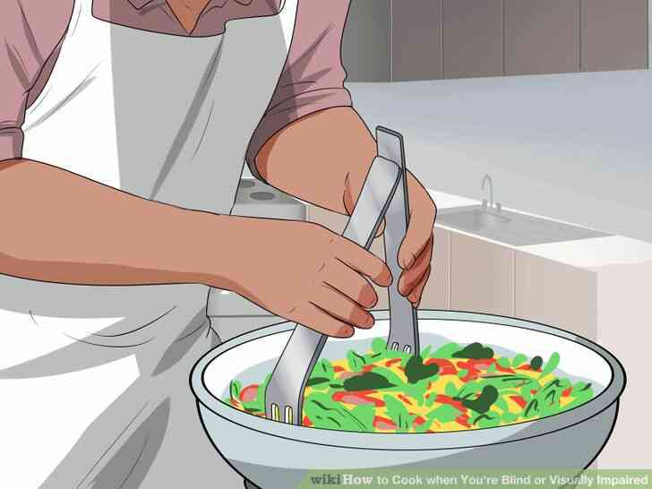 Image intitulé Cuisiner quand Vous êtes Aveugle ou malvoyant l